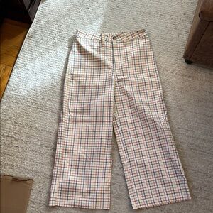 Madewell Multicolor Checkered Pants